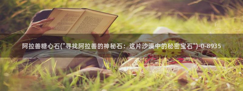  糖心vlog0：阿拉善糖心石(\