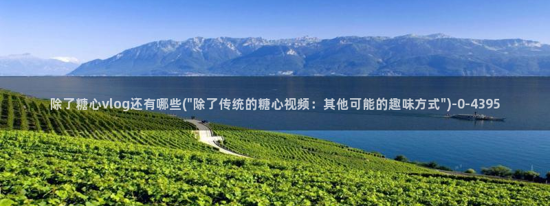  糖心vlog中国区：除了糖心vlog还有哪些(\